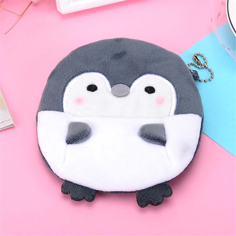 Casual Children Key bag Penguin Zipper bag Gift Mini Wallet Coin purse Earphone Bag Coin bag