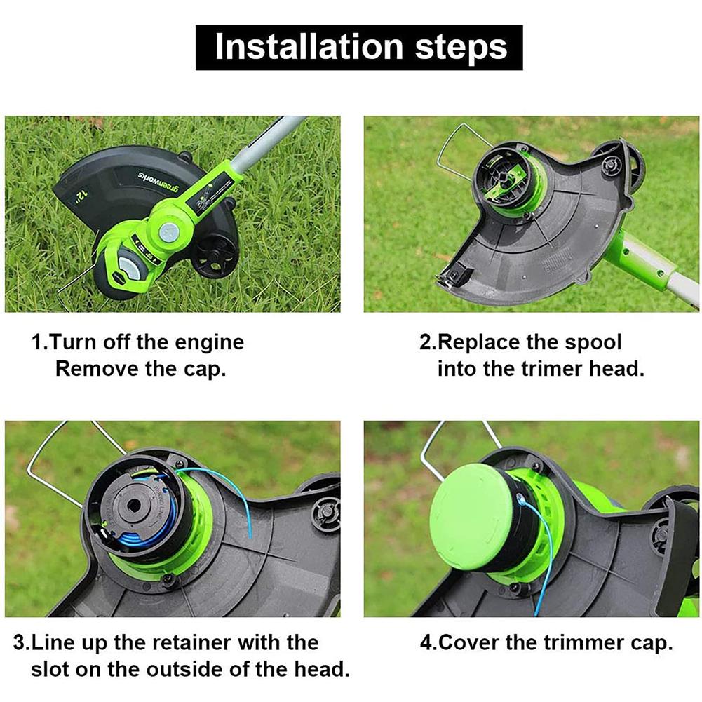 Premium Trimmer Blade for Greenworks 21302 21332 21342 20V Line Cap Blades Excellent Durability and Performance