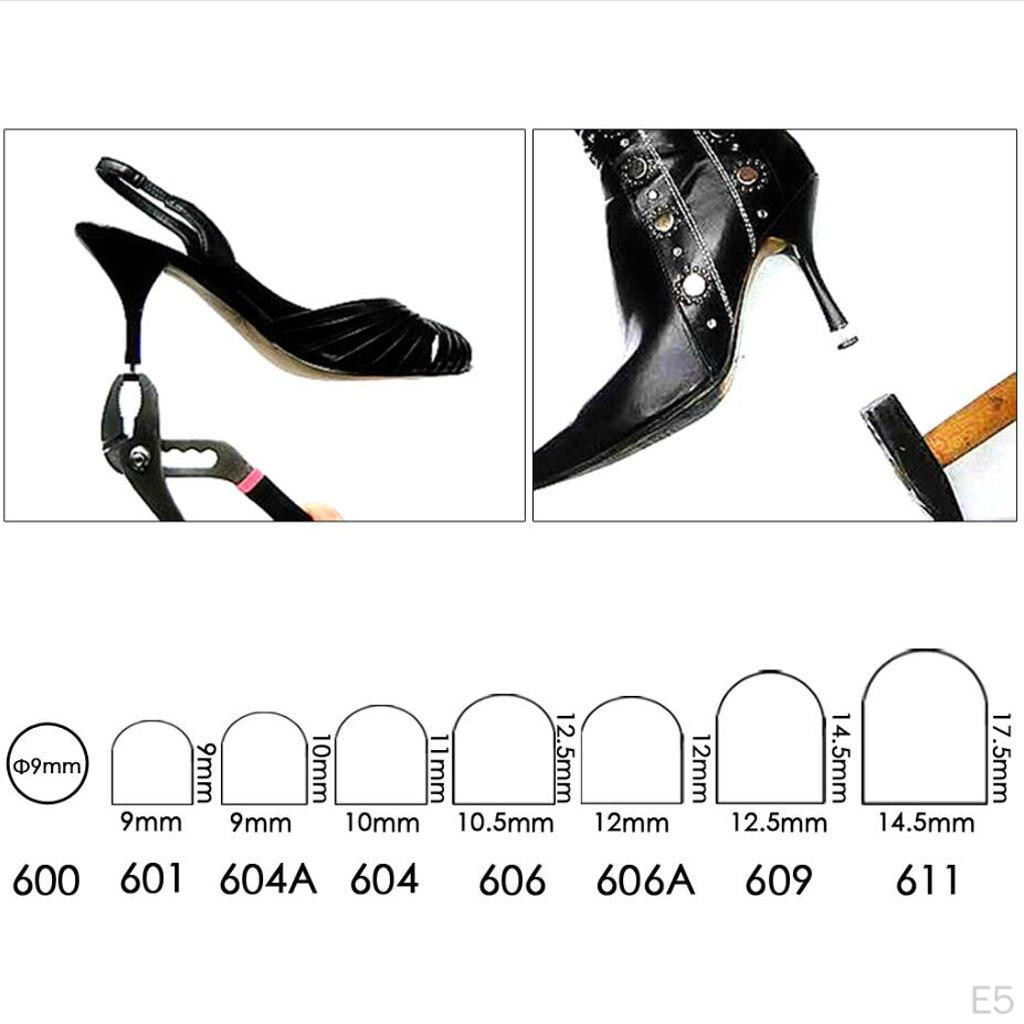 3 Pairs High Shoes repair Tip Replacement Accessory