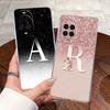 Shockproof Couple Case For Huawei Nova 15 Lucky Attractive Initial Letter Starry Sky Pattern Shell Jelly Clear TPU Soft Casing