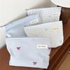 2025 Women's Blue Handheld Makeup and Travel Storage Bag