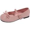 Butterfly-knot Flats Women Mary Jane Shoes Fashion Shallow Single Shoes Ladies Outdoor Dress Ballet Style Shoes