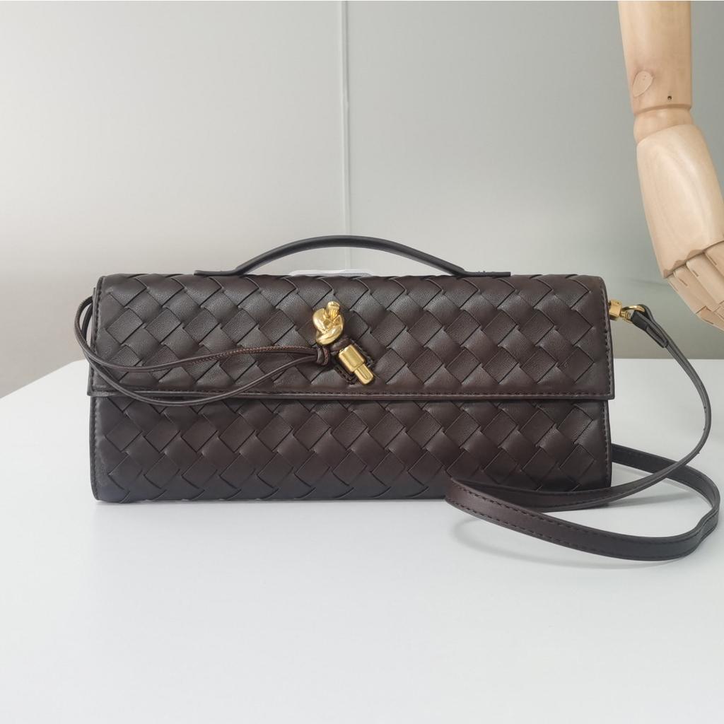 Nischen Strick Ein Schultertasche Mode Horizontale Clutch Akkordeon Damen Schräg Umhängetasche