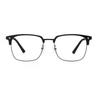 Men's Business Blue Light Blocking Glasses Women's Half Frame Square Glasses Unisex Fashion Eyewear