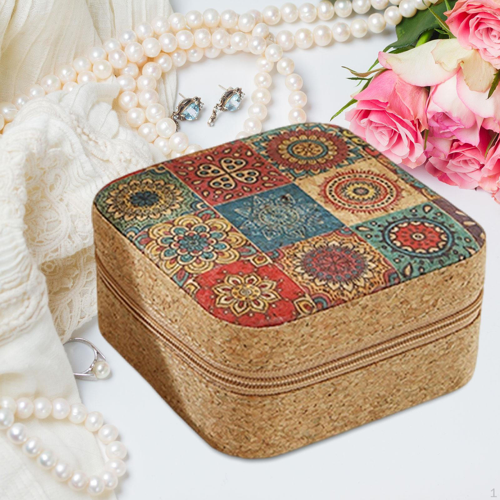 

Компактний футляр-органайзер для ювелірних виробів для сережок-брошок. Ідеальний день Святого Валентина Style D