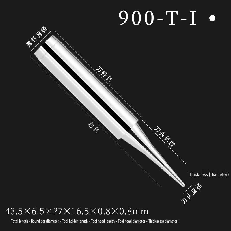 Lead-Free 900M Knife-Type Soldering Iron Tip for 936 Constant Temperature Stations, Eco-Friendly