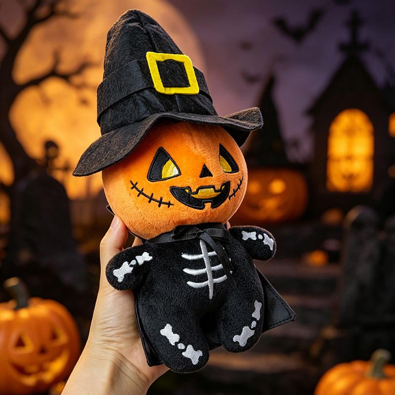 Kawaii Halloween Plüschtier Horror Party Deko Geschenke Kürbis Geist Plüsch Party Atmosphäre Dekor Flauschig Super Weich Geschenke für Kinder