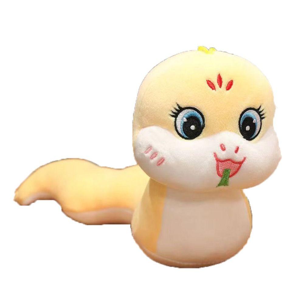 Big Eyes Snake Year Mascot Toy Long Tail Lucky Snake Doll Plushies Birthday Gifts