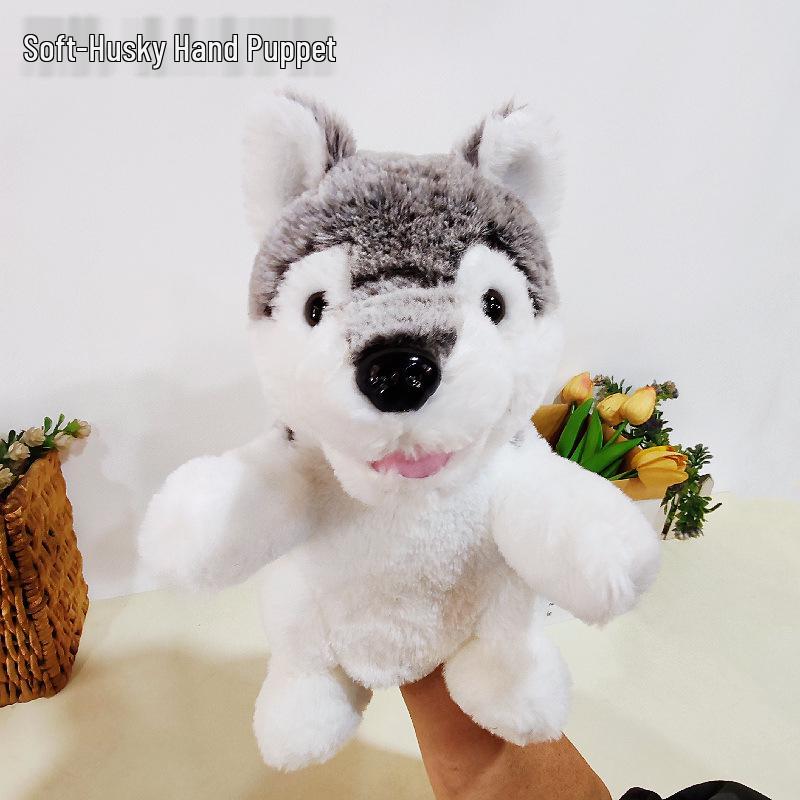 Cartoon Animal Hand Puppet Plush Doll for Kids' Interactive Play