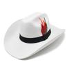 Jazz Hat Season British Ethnic Top Hat Ladies Shade Felt Hat
