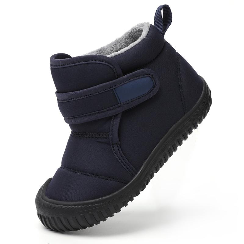 Unisex Kids' Outdoor Anti-slip Winter Snow Boots Warm Plush Toddler Boys Girls Comfortable Walking Shoes Size 19-28