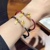 2026 Horse Year Red Lucky Woven Rope Bracelet For Women Chinese Style Horse Bracelets New Year Blessing Jewelry Gifts