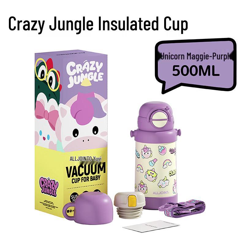 ALL-JOINT Kids 316 Stainless Steel Insulated Straw Water Bottle
