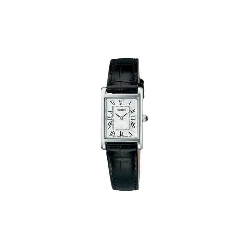 [Seiko Watch] SEIKO SELECTION SSEH001 Women's Watch, Battery-Powered Quartz, Nano Universe Collaboration, Square Shape, Black with Silver Dial