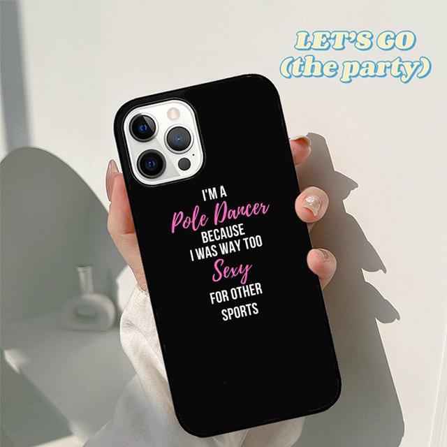 Autumu Pole Dance Dancing Fitness Phone Case Cover for iPhone 17 Air 16 16e 15 12 11 13 14 Pro Max Apple Plus Coque
