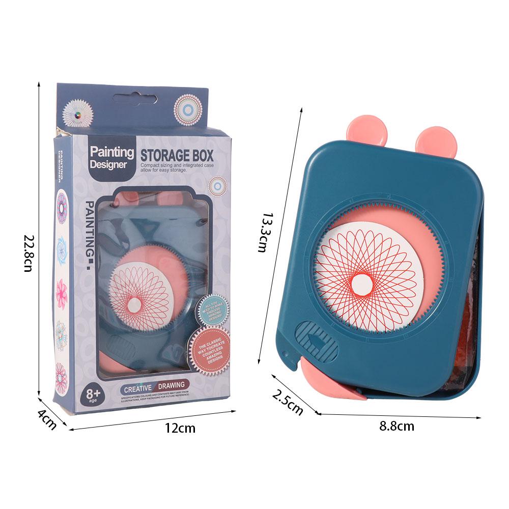 Multifunctional Drawing Art Spirograph Set Geometric Ruler Drafting Tools  Primary School