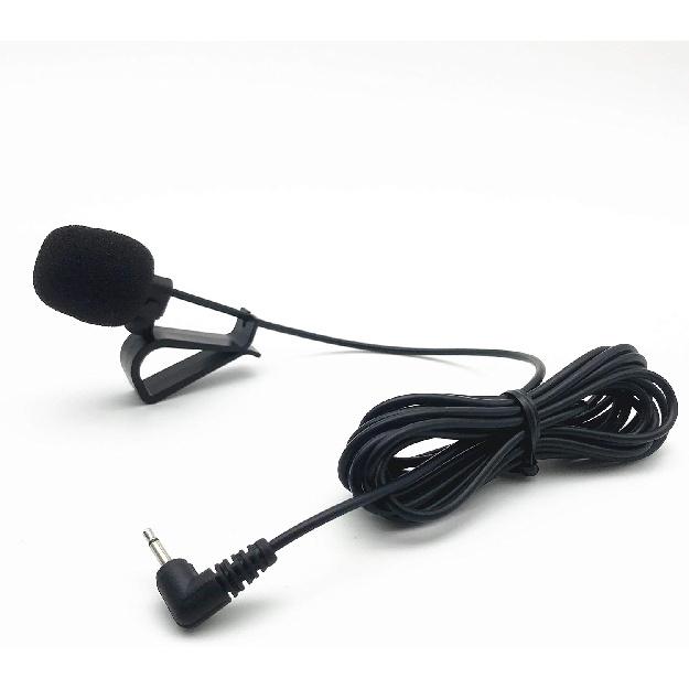 Car Microphone 3.5mm Stereo External Mic Car Radio Microphone Compatible with Kenwood Boss Corehan Power JVC Sony Jensen Alpine Vehicle Head Unit Car