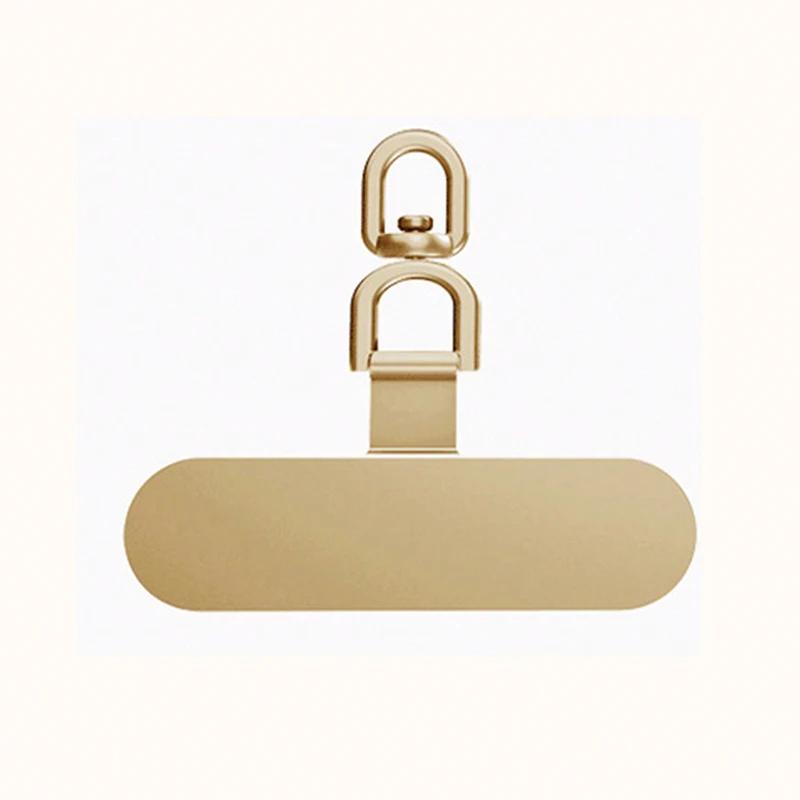 

1pcs Upgraded 360 Degree Rotatable Metal Gasket Phone Lanyard Patch Stainless Steel 0.3mm Cellphone Straps Tether Tabs Metal