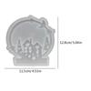 Christmas Tree and House Candle Holder Silicone Molds Castings Moulds Tealight Candlestick Molds for Candle Making