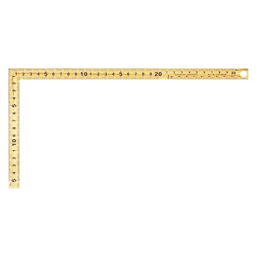 Niigata Seiki SK Made In Japan Golden Carpenter Ruler, Tobi, 30cm, Kaidan, Double Same Pattern, GDD-30CKD