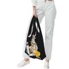 Gegege no Kitaro eco bag, large capacity foldable eco bag, popular lightweight waterproof shopping bag, stylish multi-functional tote bag for women an