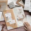 Ins Simple Memo European Retro Post-it Portable Scrapbook Decorative Stickers Labels Message Notes Diary Decorative Stickers
