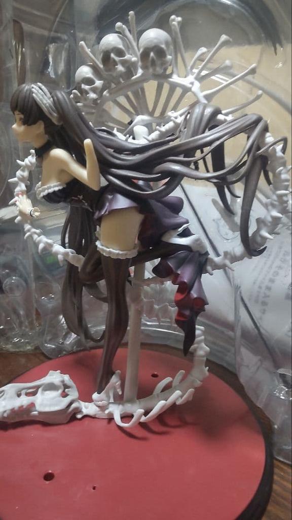 [USED] Skeleton-decorated female figurine, WISTERIA Night Witch Lilith