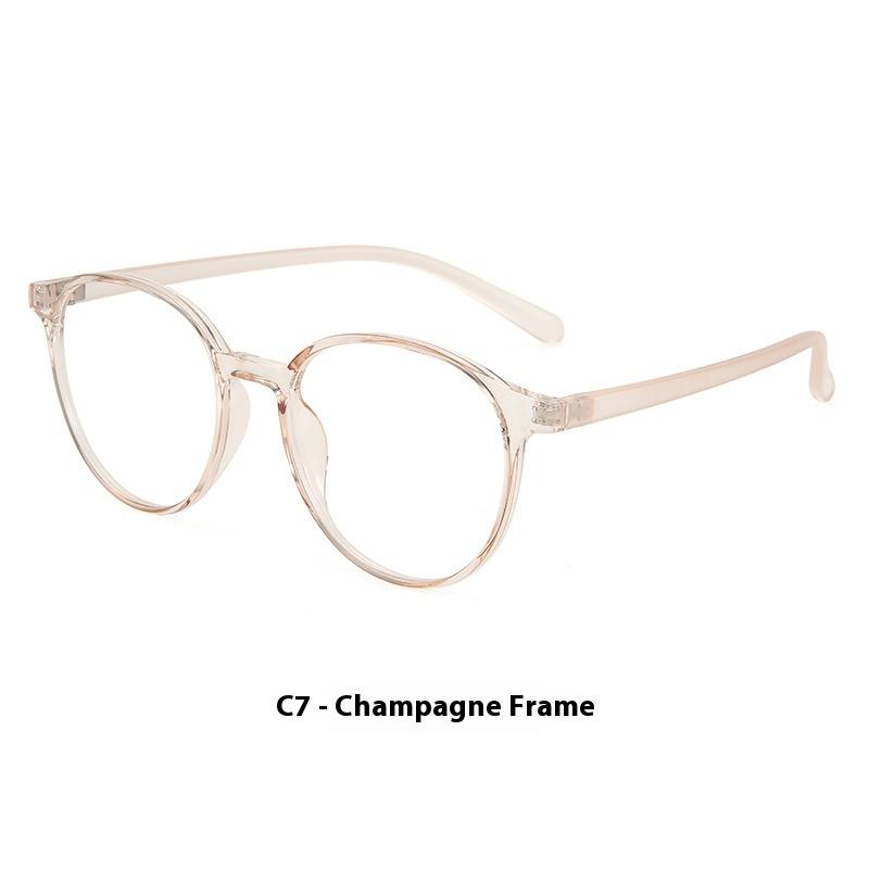 TR90 Ultra-light Frame Myopia Glasses Anti-blue Light No Degree