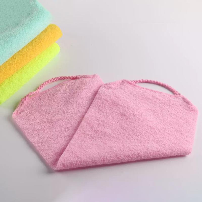 Set Da 3 Guanti Esfolianti Coreani Per Il Corpo, Asciugamani Scrub In Tessuto A Righe, Ad Asciugatura Rapida, Per Massaggio E Cura Della Pelle, Riutilizzabili