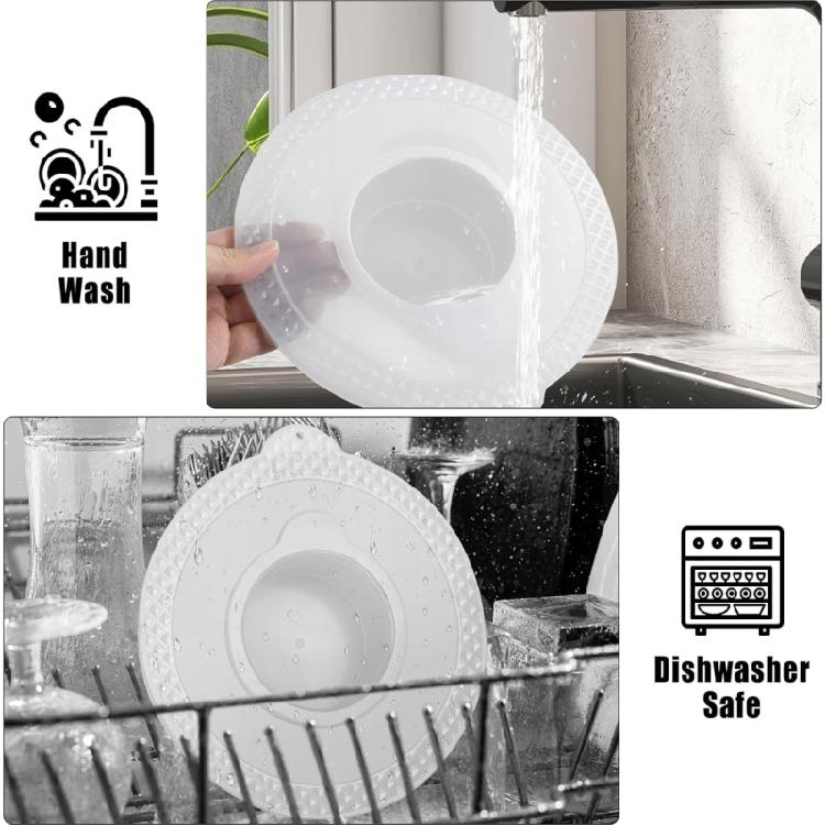 Kunststoff-Mixerdeckel, Ersatzdeckel, Mixerabdeckung, Rührschüsseldeckel, Ausgießschutz, Zubehör für 4,5-QT-/5-QT-Mixer