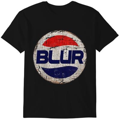 100% bavlna TOPS UNISEX TRIČKA PÁNSKÁ DÁMSKÁ Blur UK Tour 2023 Tričko, Koncertní merch kapely Blur, Albarn Damon Tričko Klasické tričko