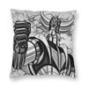 Ufo Robot Grendizer Pillowcase Printed Polyester Cushion Cover Decorations Throw Pillow Case Cover Bedroom Square 40*40Cm