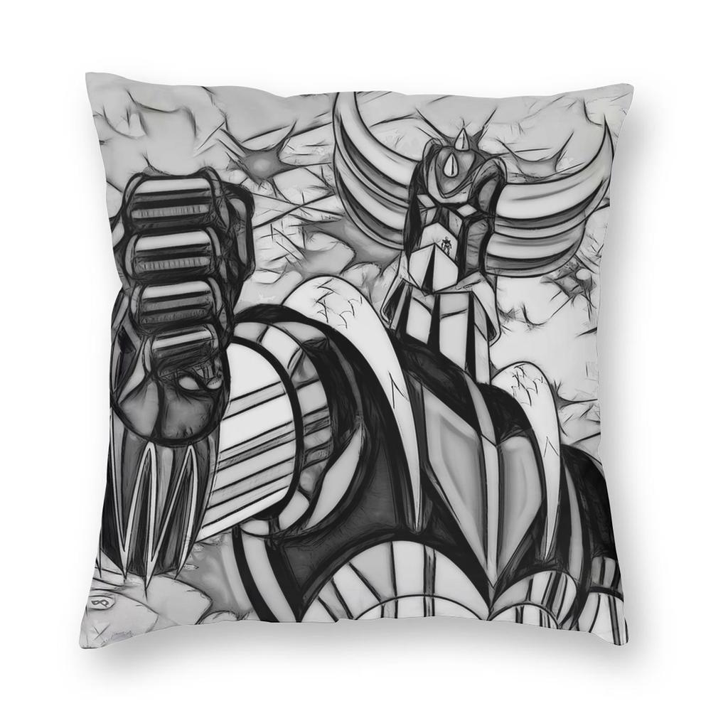 Ufo Robot Grendizer Pillowcase Printed Polyester Cushion Cover Decorations Throw Pillow Case Cover Bedroom Square 40*40Cm