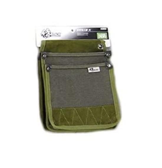 

Canvas Waist Bag Samurai Khaki SRB-32OD Men s Black! BLACK!