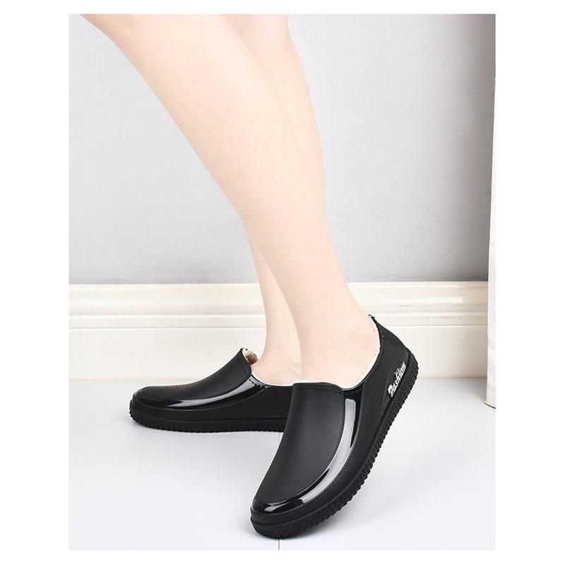 Non-slip Fashionable Low-cut Short-cut Shallow Mouth Waterproof Rain Boots