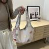 Chic 2024 Korean Floral Handheld Tote Bag With Simple Aesthetic Design Ideal For Everyday Use