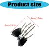 Halloween Barrettes Skeleton Hand Hair Clip Skeleton Bows Hairpins Halloween Hair Accessories Decorations for Women Girl