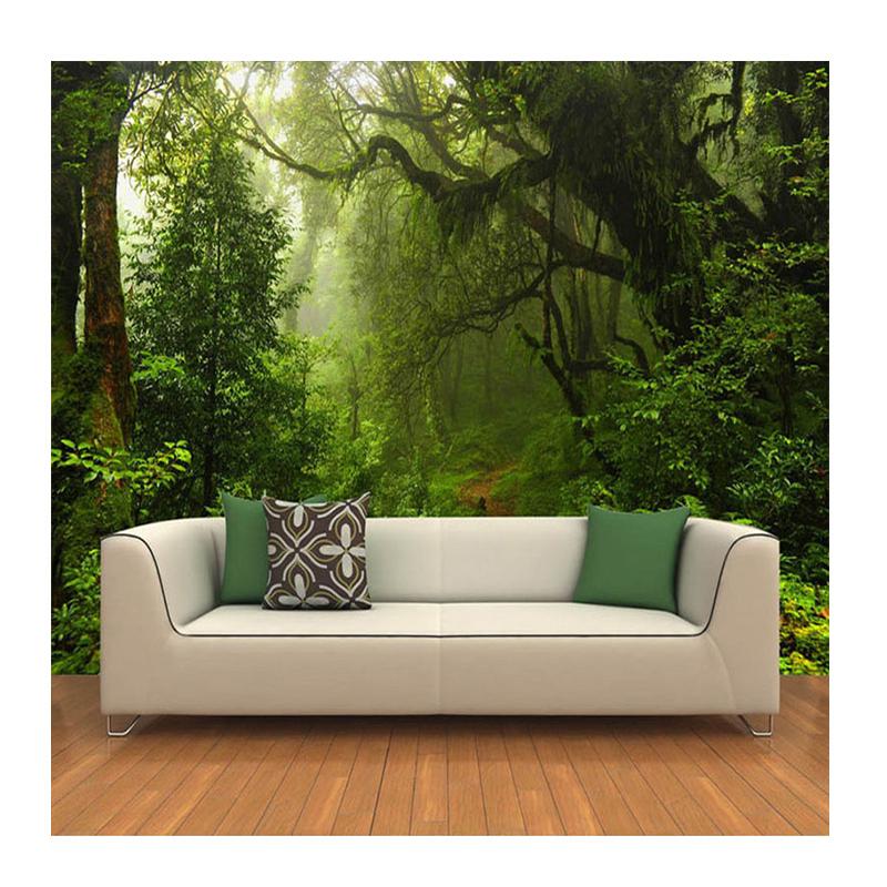 

Wallpaper For Wall 3D Forest Mural Modern Living Room Sofa TV Background Large Wallpaper Home Decor Fresco 200 cm(W) x 140 cm(H)