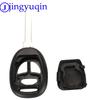 Jingyuqin For SAAB 9-3 9-5 Replacement 3 Buttons Remote Car Key Blank Housing 3 Models With Uncut Blade