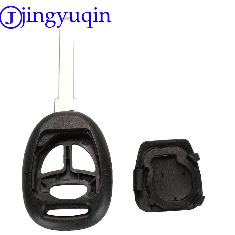 Jingyuqin For SAAB 9-3 9-5 Replacement 3 Buttons Remote Car Key Blank Housing 3 Models With Uncut Blade