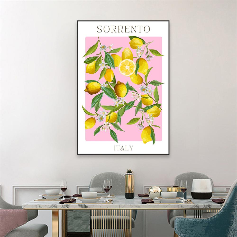 Fruit Market Prints Valencia Wall Art Poster Classical Sorrento Canvas Painting Italy Spain Food Home Kitchen Dinning Room Decor