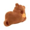 New persimmon capybara throw pillow office sleeping pillow lunch break cushion kapibara doll plush toy