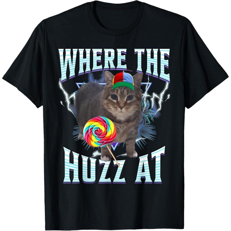 Придумал Где Хазз на Смешной Кот МемСаркастическая Футболка S