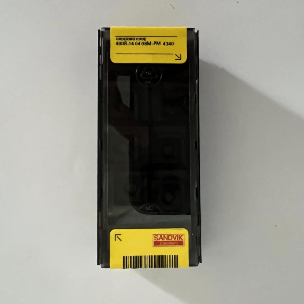 Original Sandvik / 490R-140408M-PM 4340 Carbide CNC Blade 10 PCS