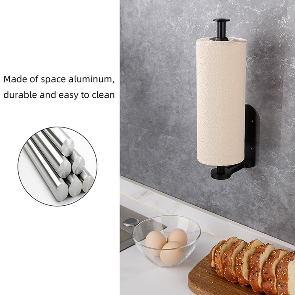 S tlumicí funkcí Držák na papírové ručníky Stojan na papírové ručníky z hliníkové slitiny Koupelna