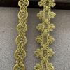 New Arrival 5m/16.4ft Each Pack Light Gold Lace Trims Handmade Sewing Accessory for Bras Curtains Dresses Hats Wedding Gift Sew Decoration