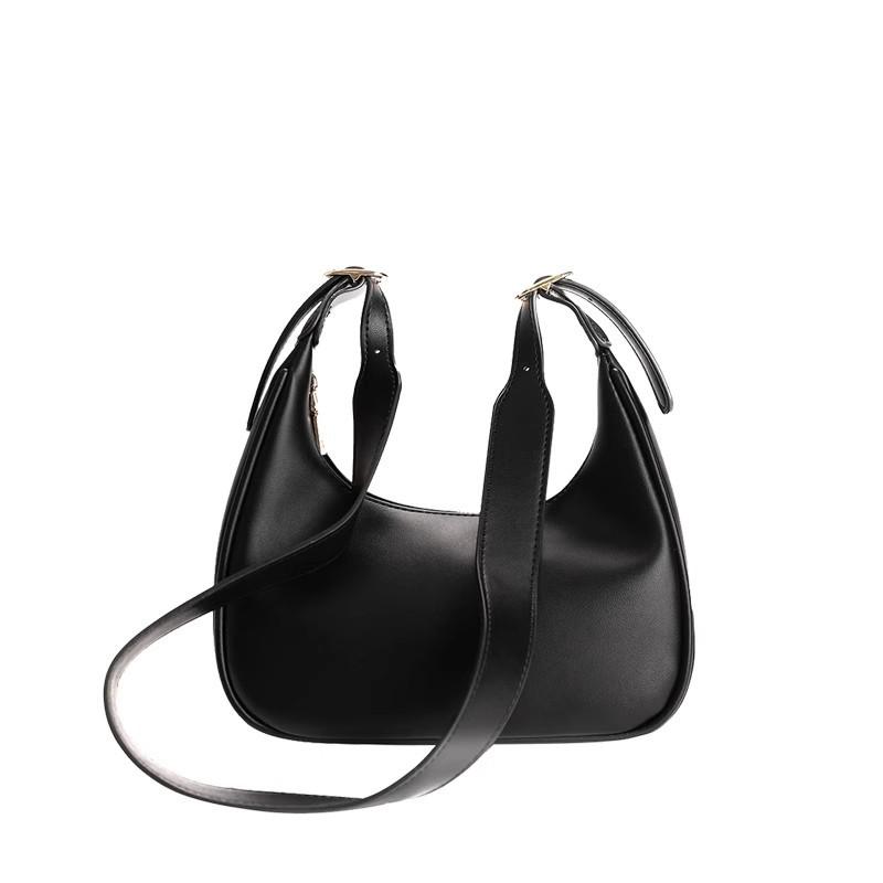 New Single Shoulder Fashion Simple Ins Autumn And Winter Dumplings Korean Bag Bag Female Messenger Versatile Crescent Moon Bag Tide
