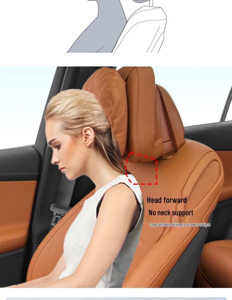 Mercedes-Benz S-Class Maybach E300L C260L Lumbar and GLC Headrest Support Set