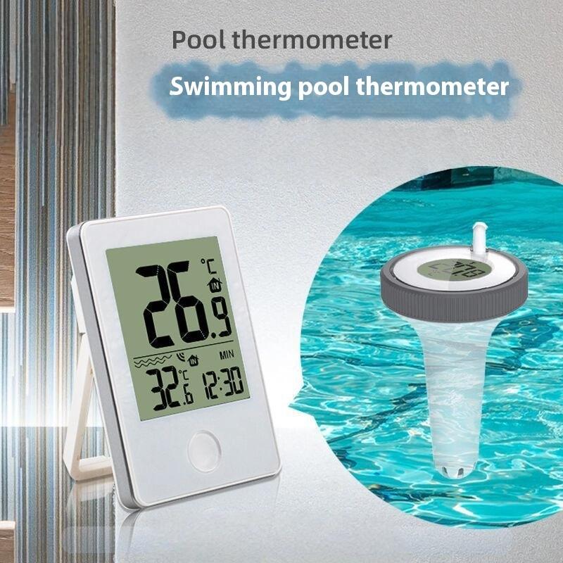 1 Set Outdoor Floating Thermometers Digital Swimming Pool Thermometer For Swimming Pool Bathrooms Aquarium Accessories