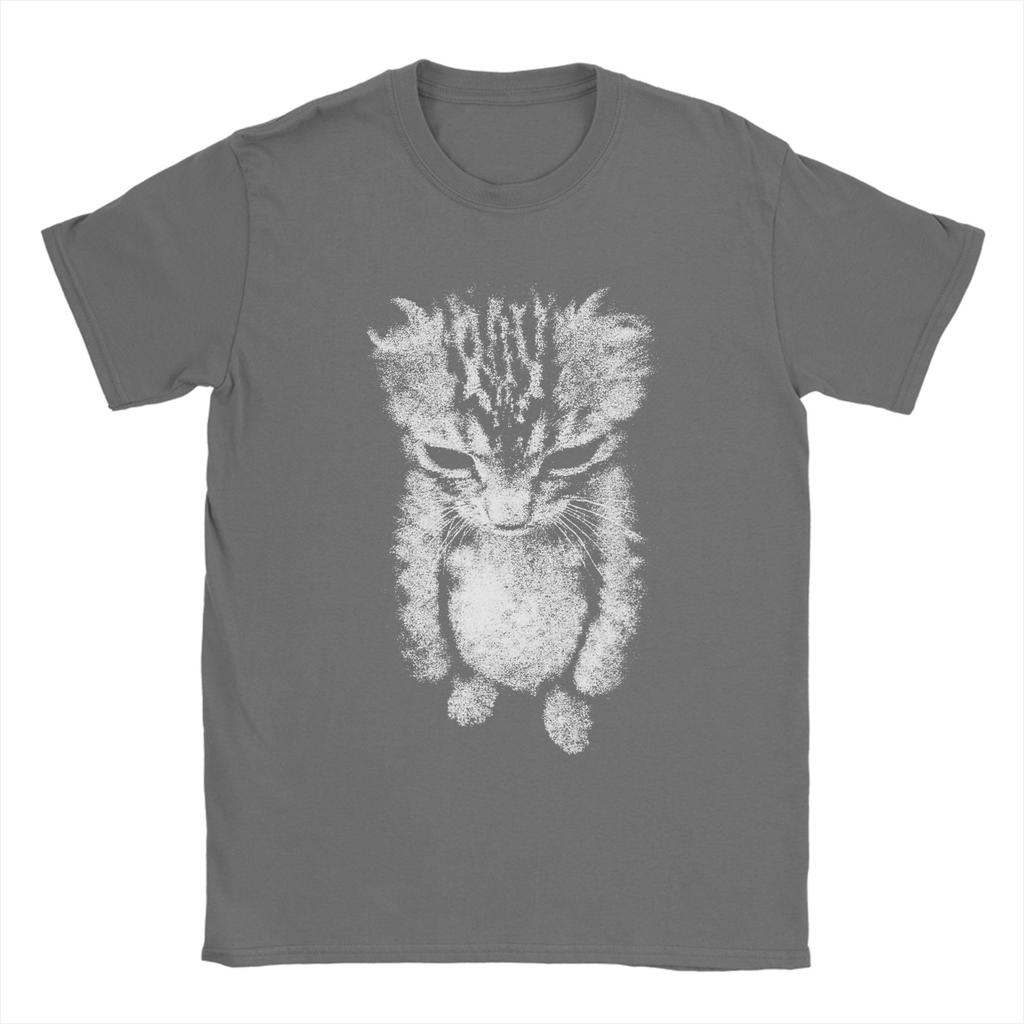 Men El Gato Munchkin Kitten Funny Sad Crying Cat Meme Cat Lovers T Shirts Cotton Clothes Short Sleeve Tee Shirt Summer TShirts